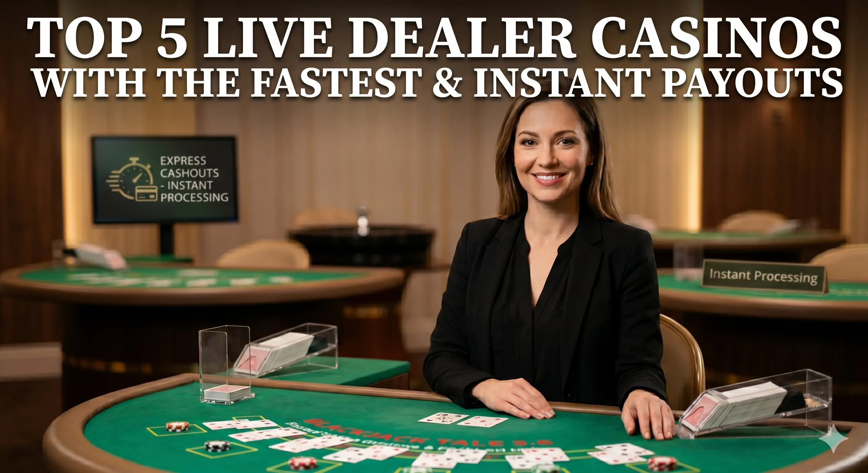 Top 5 Live Dealer Casinos with the Fastest Payouts (Tested & Verified)
